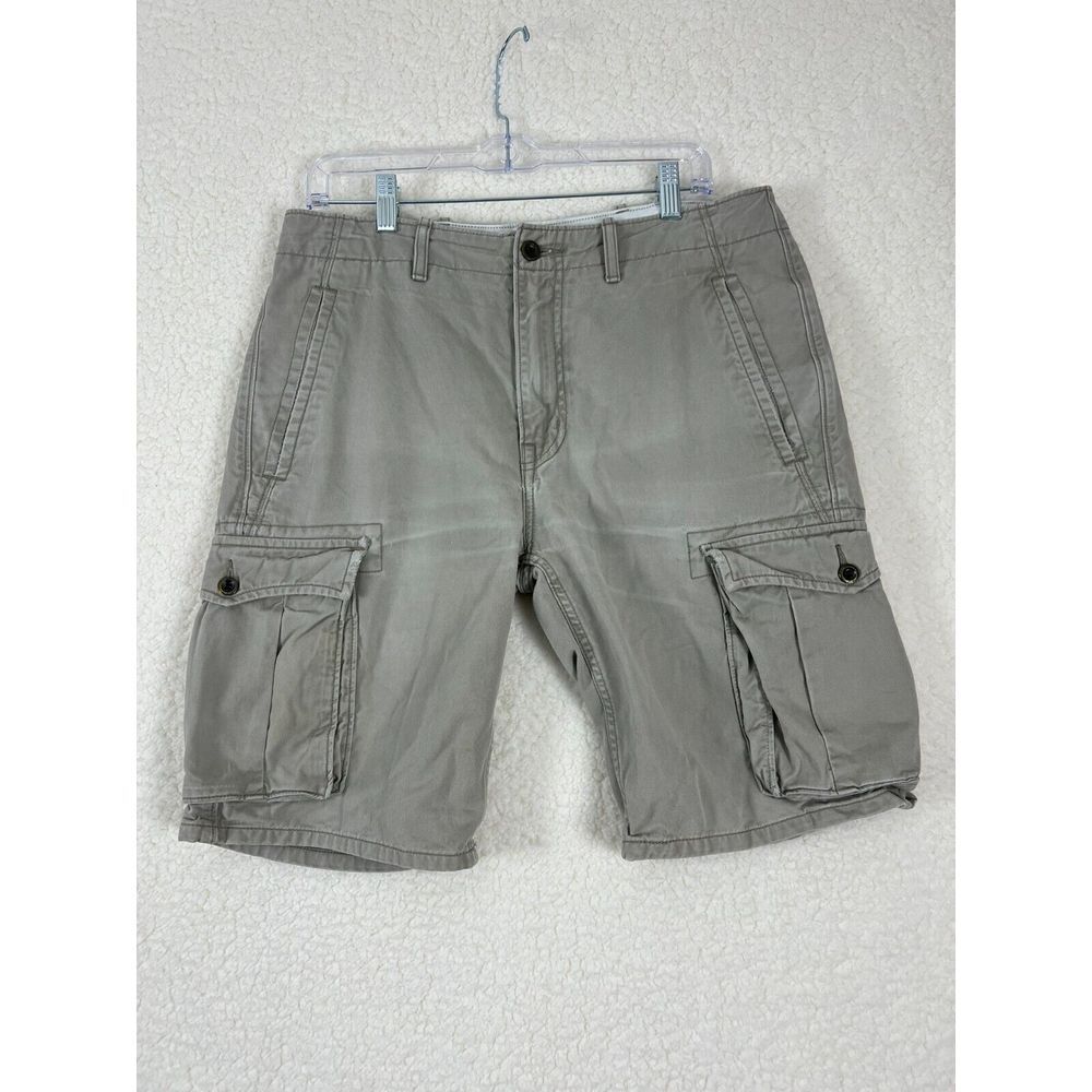 Levi Cargo‎ Short Mens Size 32 Beige Tan Baggy Y2K *Flaws*